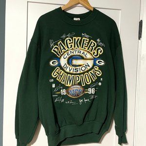 Green Bay Packers Vintage Throwback 1996 Sweatshirt - Size XL